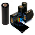 Heat transfer label printing resin material black color barcode ribbon